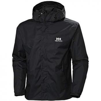 Chaqueta impermeable Helly Hansen Yu Ervik para hombre, color negro, talla XXL
