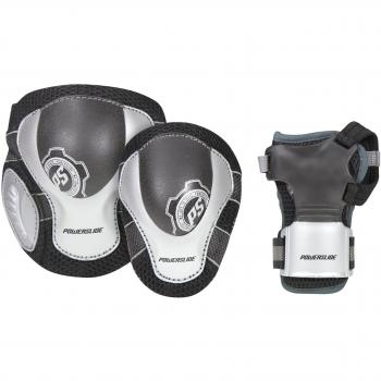 Powerslide Protecciones Pro Air Tri-Pack Negro L