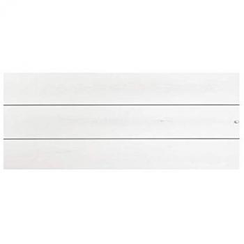 Cabecero de Madera Maciza DECOWOOD Flandes en varios acabados y medidas, tono blanco, 100x60cm, fabricado en madera de pino flandes, hecho a mano en España, acabado horizontal recto