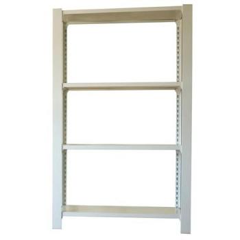Estantería metálica Simon Rack 4/400, color gris, dimensiones 1500x900x400 mm, estilo industrial, con 4 alturas