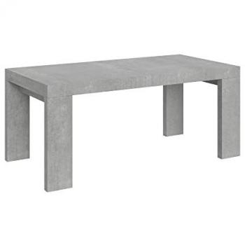 Mesa extensible Roxell de cemento 90x180/440 cm