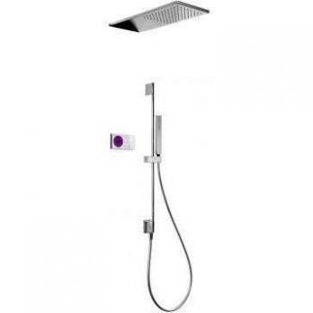 Tres Griferia - Kit Electrónico De Ducha Termostático Empotrado Shower Technology · Centralita Termostática Electrónica Incluida