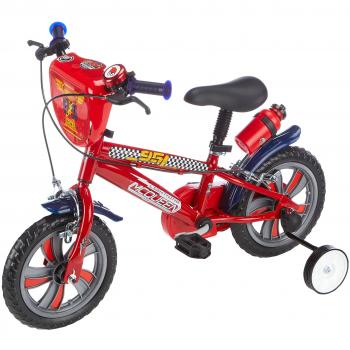 Denver Bike Disney Cars - Bicicleta de Rayo Mcqueen con ruedines