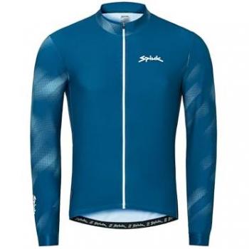 Maillot de ciclismo Spiuk Top Ten manga larga azul oscuro tamaño S