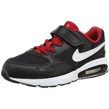 Nike Air Max ST (PSV) Zapatillas de running, Niños, Negro / Blanco / Rojo, 29 1/2
