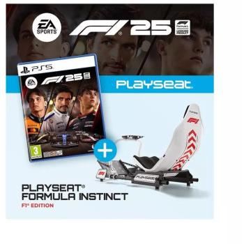 Silla de Carreras Playseat Formula Instinct F1 Edición Blanca + EA Sports F1 25 para PS5