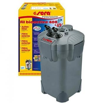 Sera Fil Bioactive Filtro Externo para Acuario con lámpara UV-C de 5 W integrada Que Reduce el Crecimiento de patógenos, parásitos y Algas