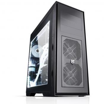 Nox Hummer TX - Torre de Ordenador SemiTorre ATX, Color Negro, sin Fuente, con USB 3.0