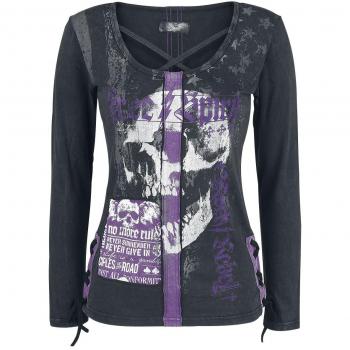 Rock Rebel by EMP Here to Stay Manga Larga Mujer Negro 3XL