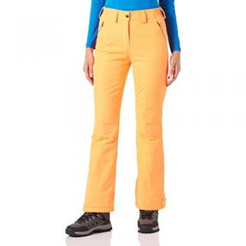 Pantalones de esquí para mujer CMP 3W20636 Naranja Flamenco Fluorescente, talla 42