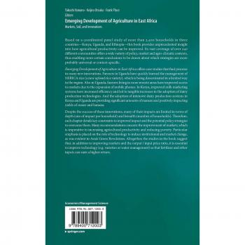 East Africa Agricultural Development Springer Edition