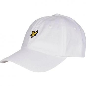 Gorra Lyle&Scott Beige de Algodón con Diseño Sésamo y Logo Amarillo