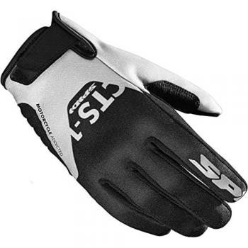 Guantes de motocicleta SPIDI CTS-1 K3 negro / blanco (2XL)