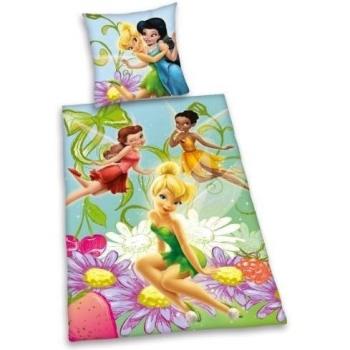 Herding 441963064 Disney Fairies ropa de cama, funda de almohada de 65 x 100 cm y funda nórdica de 160 x 210 cm, 100% algodón, almohada, Suiza