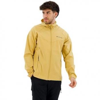 Columbia Chaqueta Softshell Heather Canyon™ II - Características: ligera, impermeable, transpirable, con capucha ajustable, bolsillo para manos con cremallera, tejido elástico para mayor movilidad