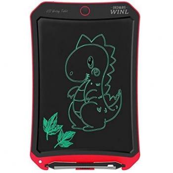 JRD&BS WINL Regalo para Niños De 4-15 Años,Pizarra ElectrÓNica con Una Pantalla LCD De 8,5 Pulgadas,FÁCil De Usar para Niños,Un Clic para Eliminar Contenido En La Pizarra ElectrÓNica,Rojo D