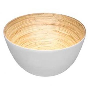 Ensaladera de Bambú Blanco 17cm