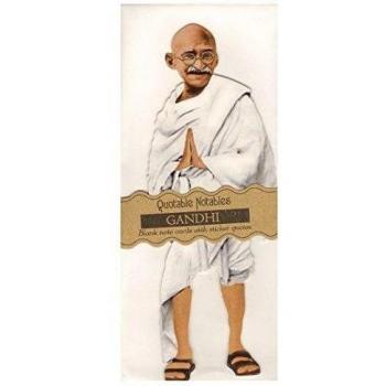Ghandi Quotable Notable - Greeting Card With Sticker Quotes