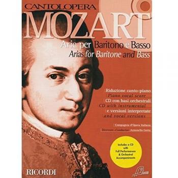 Arias de Mozart para Barítono y Bajo con Piano (Incluye CD) - Colección Cantolopera
