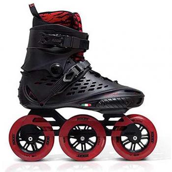 Roces Patines En Línea X35 Ilia Savosin Jurassic Red 110, características: modelo X35, diseño en color rojo jurásico, ruedas de 110 mm, adecuado para patinadores intermedios y avanzados, estructura