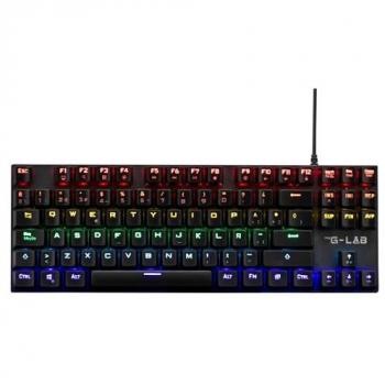 Teclado Mecánico Gaming TKL G-Lab Keyz Mercury - USB, RGB LED, Programable, Switch Outemu Red, Layout Español