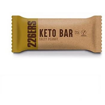 226ERS Keto Bar - Barrita Energética Proteica Low Carb Sin Gluten Sabor Cacahuete 45 g