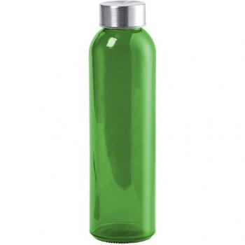 Bidón de cristal DAM Terkol de 500 ml con tapón a rosca en acero inoxidable