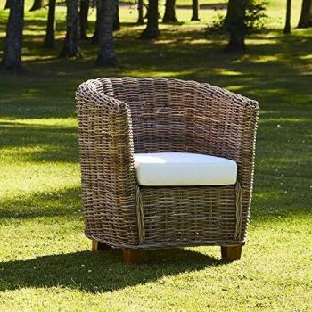 Sillón Redondo de Jardín Kubu Natural Berah Getah