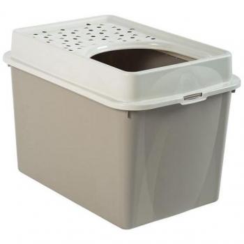 Arenero para Gatos Rotho BERTY 57 x 40 x 33 cm Beige Plástico