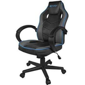 FURY Avenger S Silla Gaming de Escritorio Ergonómica con Brazos, Altura Ajustable, Nylon, Negro, Small