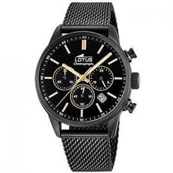 Lotus Reloj Cronógrafo para Hombre de Cuarzo con Correa en Acero Inoxidable 18700/2