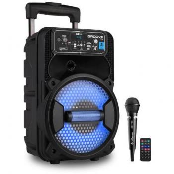 Altavoz Portátil Con Micrófono y Control Remoto Groove IDance