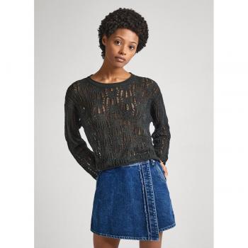 Pepe Jeans - Jersey de punto calado semitransparente