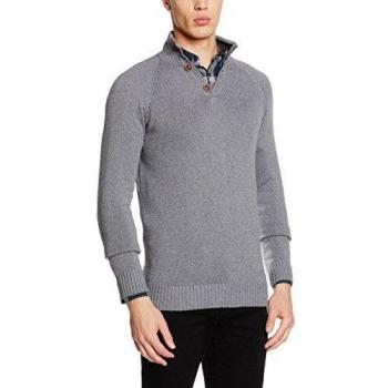 Springfield Boc Camionero GG7, Jersey para Hombre, Greys, M