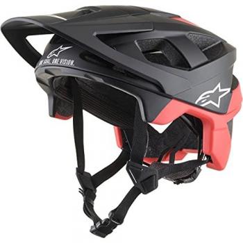 Casco Alpinestars Vector Pro Atom, tipo MTB, color negro rojo mate, tamaño L, unisex
