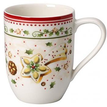 Taza de Porcelana Villeroy & Boch Winter Bakery Delight Estrella Fugaz 370 ml con Asa