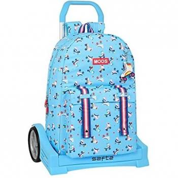 Safta Mochila Escolar con Carro Evolution Incluido de Moos Rollers