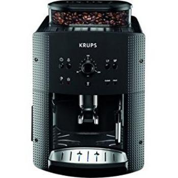 Krups Essential EA810 Cafetera Súper Automática con Molinillo Cónico, Boquilla de Cappuccino, 1450 W, 15 Bares de Presión, Capacidad de 1.7 L