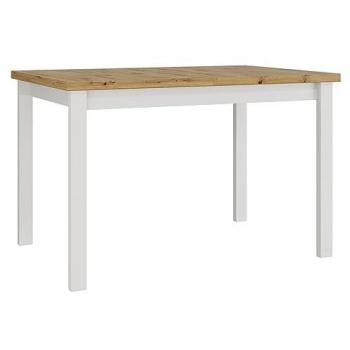 Mesa Victorville 125, Extensible, Aglomerado laminado, 120-150 x 80 x 76 cm, Roble Artisan