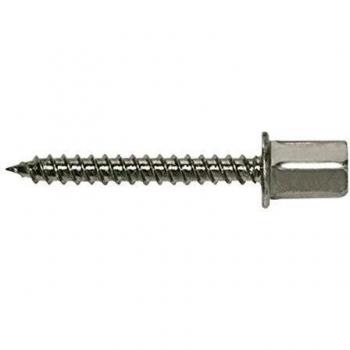 Apolo 9845Trbp - Tornillo Rosca Madera Tipo Trbp 5,5X45 Cabeza Manguito M8 Acero Cincado, 50 Unidades