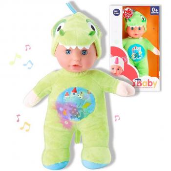 Muñeco Bebé Reig 30 cm Dinosaurio Peluche Verde (30 cm)