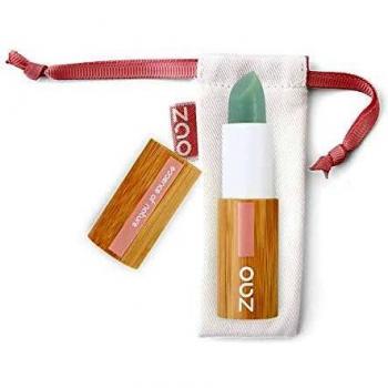 ZAO Bamboo Lip Scrub Stick 482 - Green Unisex Exfoliating Balm