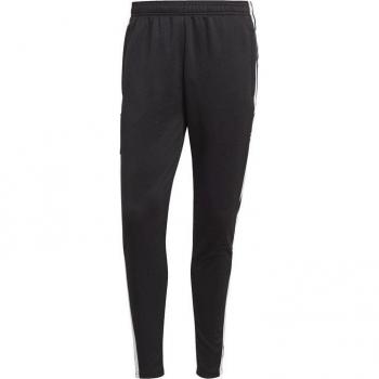 Pantalones de fútbol adidas Squadra 21 Training para hombre, material ligero, tecnología Climalite que aleja el sudor, cintura elástica con cordón ajustable, diseño clásico con logotipo de adidas y detalles en contraste