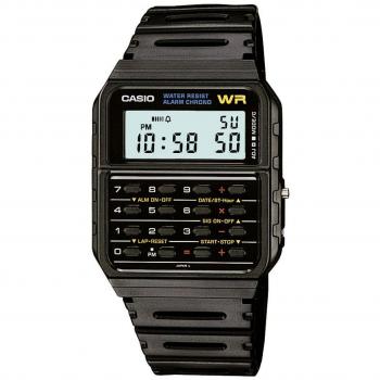 Casio Classic Collection Black Calculator Watch