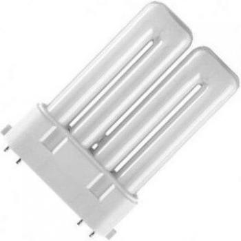 Bombilla compacta de bajo consumo Osram Dulux F 18W 830 con tono de luz cálida y base de 4 pines