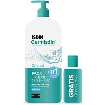 GERMISDIN ORIGINAL PIEL NORMAL GEL DE BAÑO SIN JABÓN CON ANTISÉPTICOS 1000 ML + 100 ML GRATIS