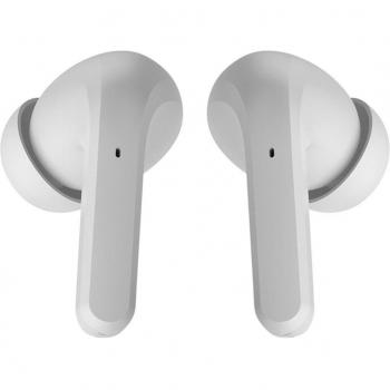 Muvit iO Smart True Wireless Auriculares Bluetooth ENC/ANC con Estuche de Carga, Autonomía 10h, Blancos