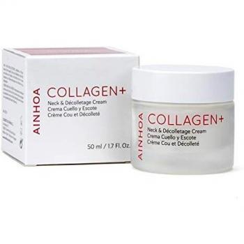 AINHOA Cosmetics - COLLAGEN+ Crema Cuello y Escote 50 ml - Tratamiento Facial Antiedad, Reafirmante, Hidratante y Antiarrugas con Colágeno marino para Mujer - Día/Noche- Calidad Profesional
