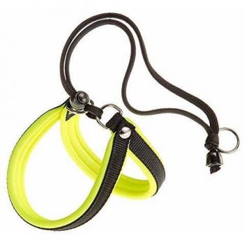 Arnés Ergonomico Agila Fluo 1 Amarillo para Perros con Suave Acolchado y Cierre de Cordino - Talla S (26-38 cm)