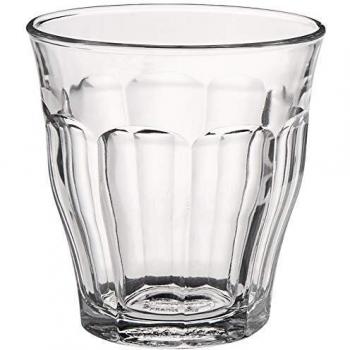 DUALEX 1025AB06 / 6 Vidrio de agua Picardie sin marca de llenado, 160 ml, paquete de 6